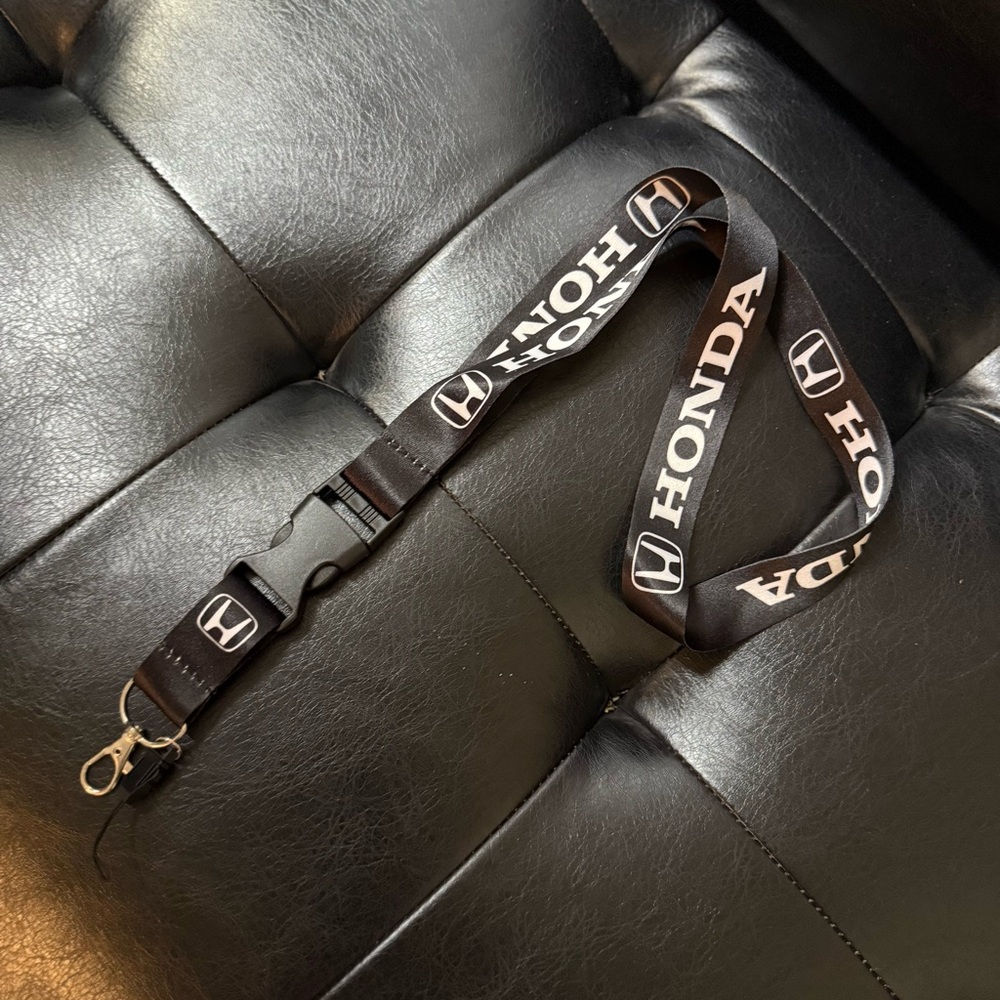 Honda Black Lanyard for Men